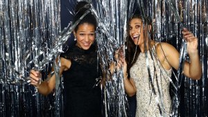 Celia-Sasic y Carli Lloyd en fotomatón premios FIFA The Best
