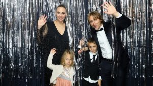 Luka Modric en fotomatón premios FIFA The Best