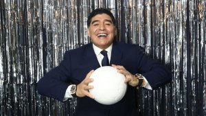 Maradona en fotomatón premios FIFA The Best