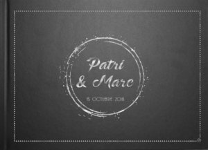 LIBRO NEGRO ANILLO PLATA