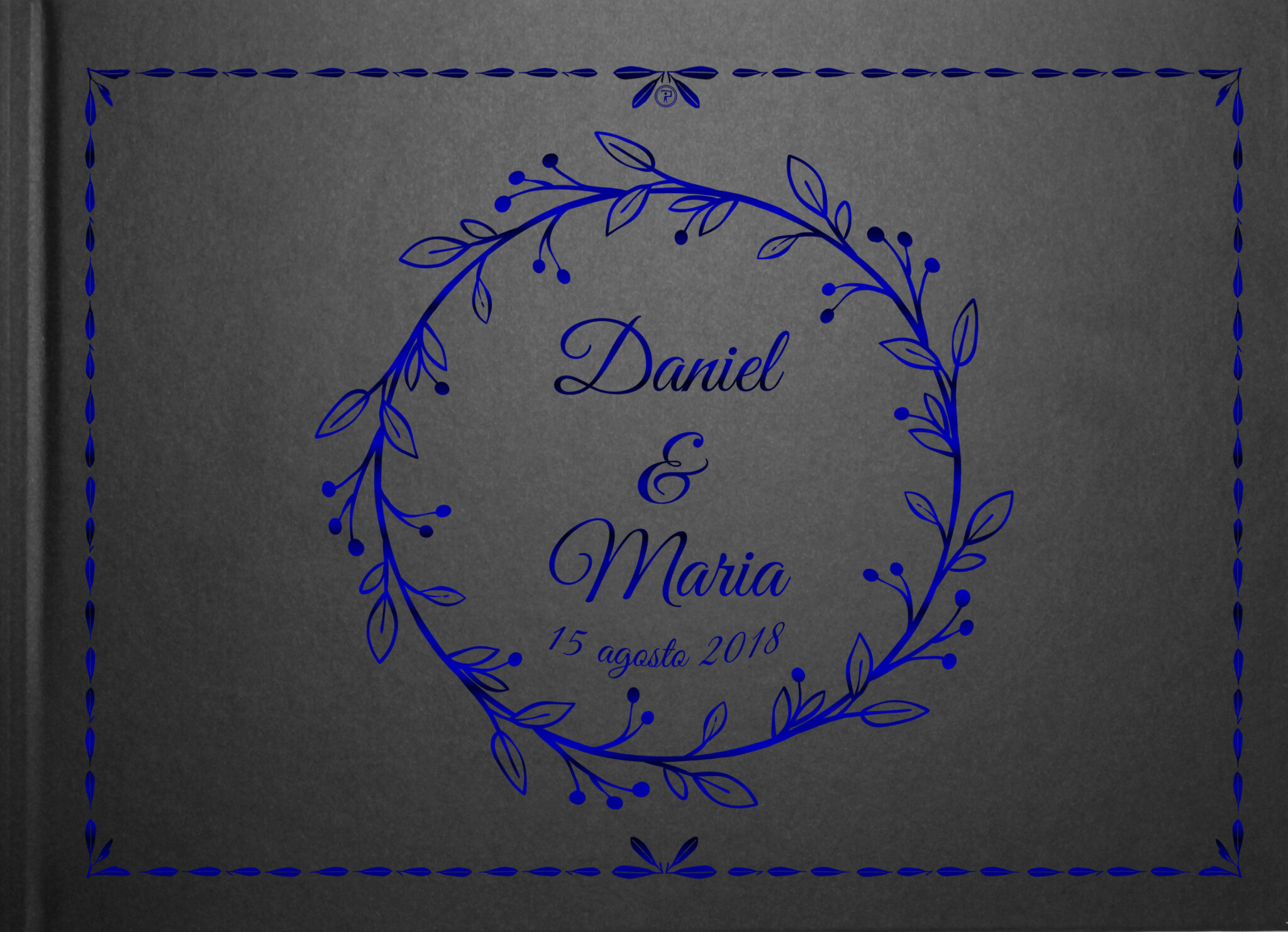 LIBRO NEGRO OLIVE AZUL